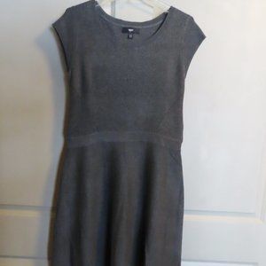 Gray A-Line Sweater Dress